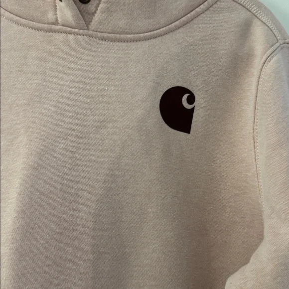 Carhartt Blush Hoodie with Logo - Picture 3 of 7